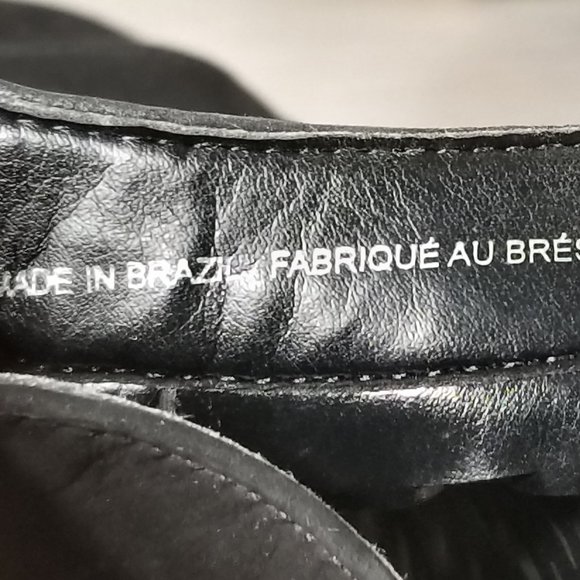 Vince Camuto Lavette Black Perforated Peep Toe Bootie, Womens Size 7.5 US / 37.5 - Picture 13 of 14